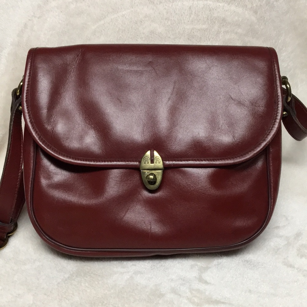 Etienne Aigner leather crossbody purse